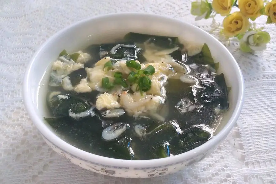裙带菜蛋花汤
