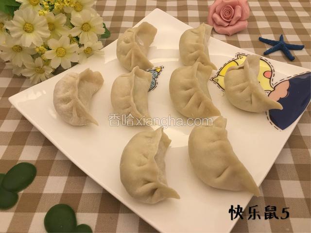 笋瓜素馅大饺子