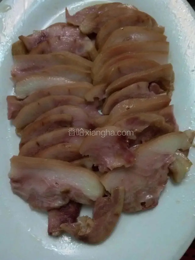 熟猪头肉切片