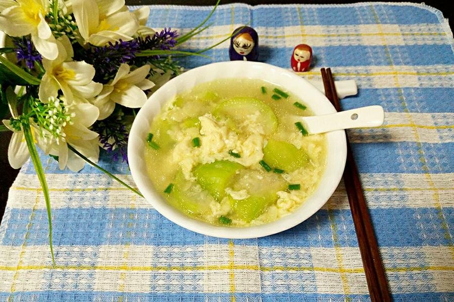 丝瓜蛋花汤