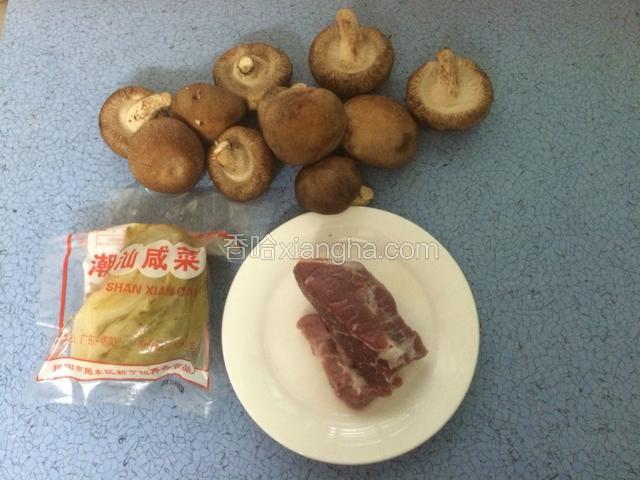 准备好图中的食材。