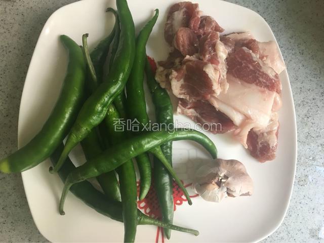 准备食材；