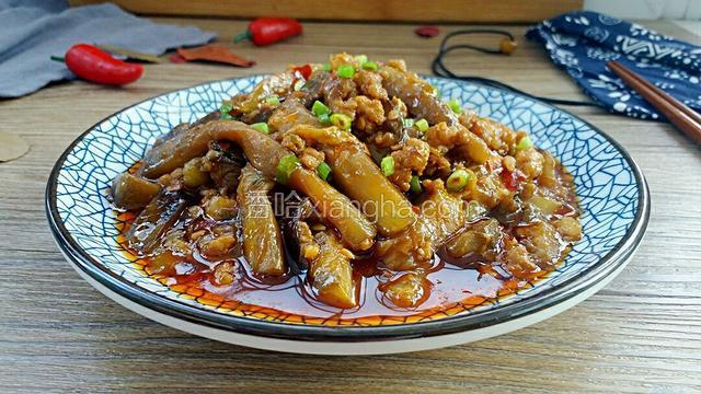 肉末酱烧茄子