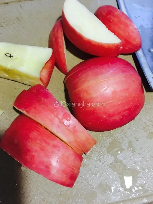 苹果去芯切块