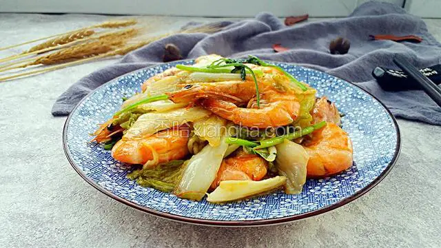 大白菜炖虾