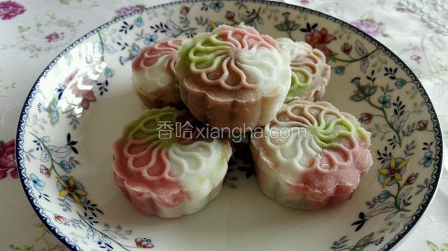 四色冰皮月饼