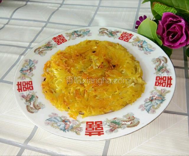 黄金土豆丝摊饼