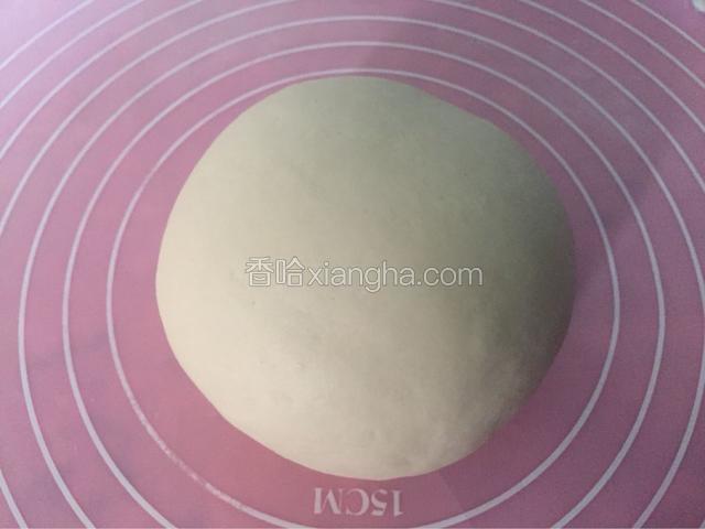 酵母用温牛奶化开静置十分钟加入面粉中加适量盐和成絮状继续加入适量牛奶和成面团醒发一到两个小时