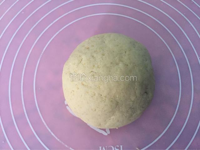 加入适量牛奶和成面团静置二十分钟