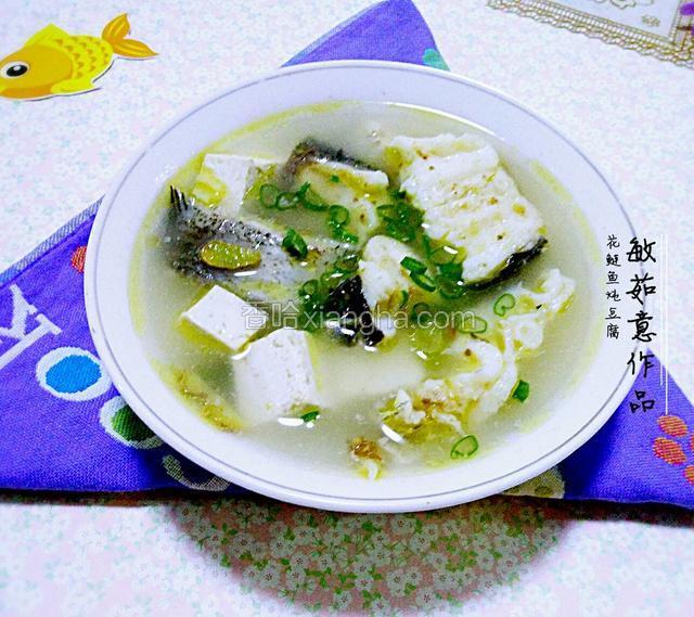 花鲢鱼炖豆腐