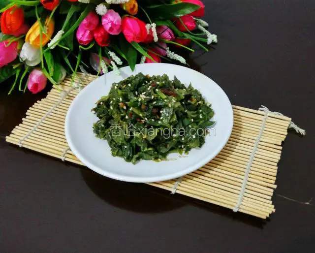 蒸芹菜叶