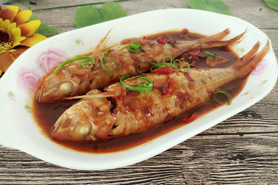 红烧金线鱼