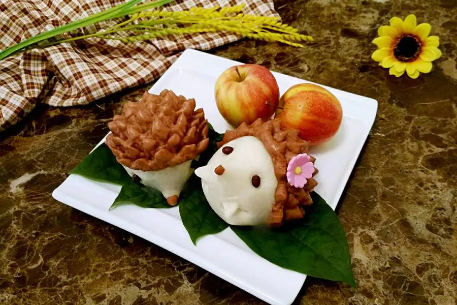 小刺猬豆沙包