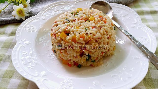 香辣肉丝炒饭