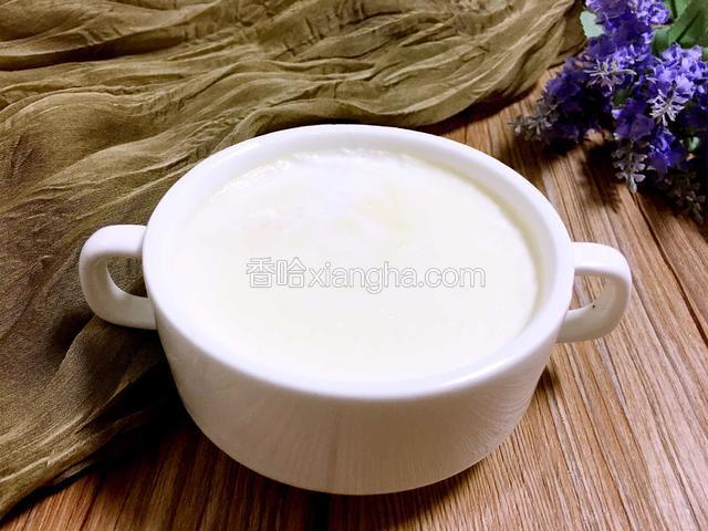 放凉后即可食用，柔嫩细腻。