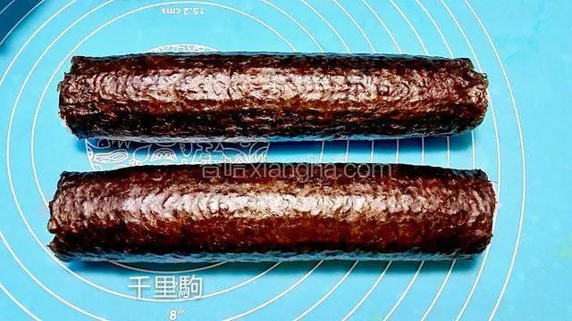 已完成的寿司卷