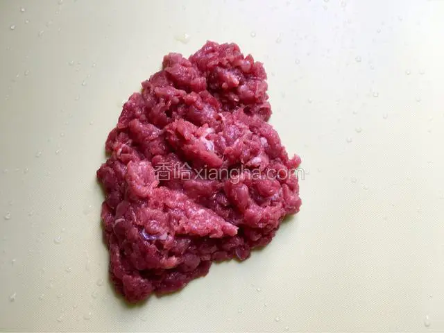 肉剁成肉糜