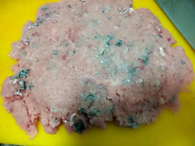 鱼肉打成鱼容