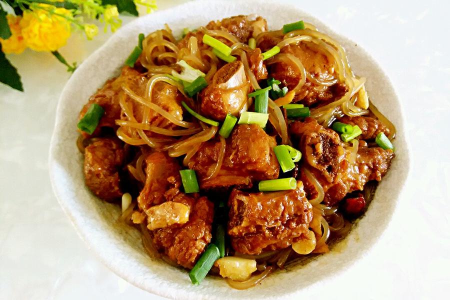 排骨炖粉条