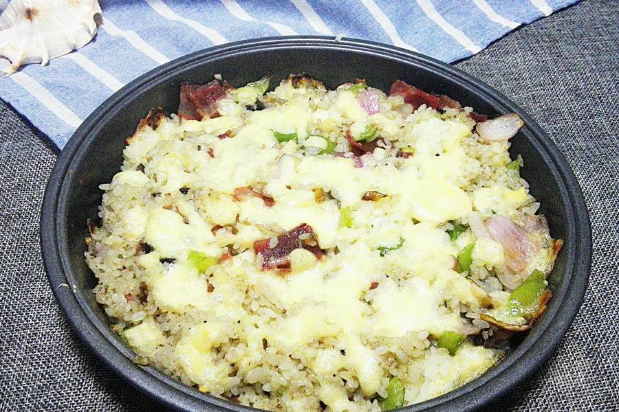 蘑菇焗饭