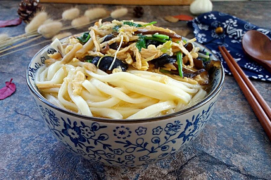 鸡丝打卤面