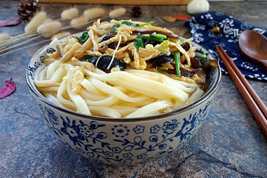 鸡丝打卤面