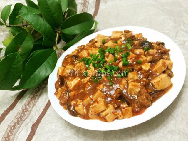 香菇肉末豆腐