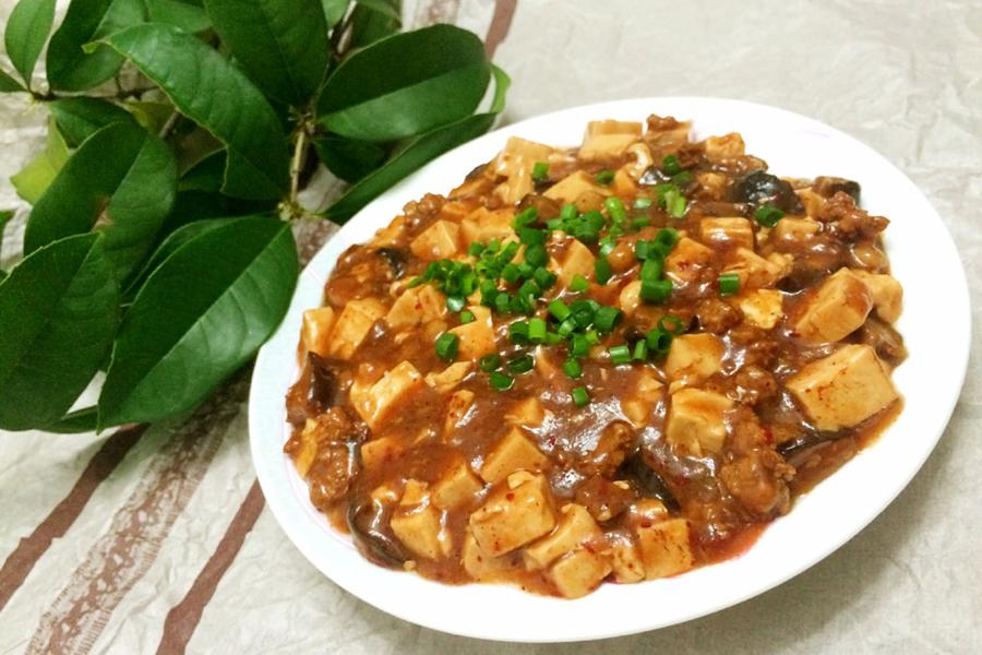 香菇肉末豆腐