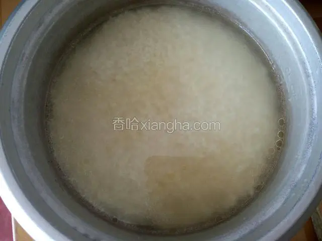 加入适量清水 按下煮饭键