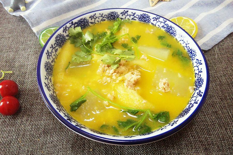 冬瓜竹荪鲜肉汤
