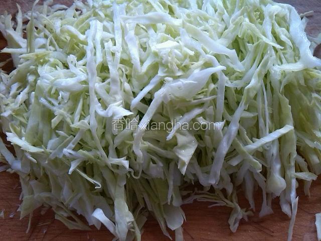 卷心菜切细丝