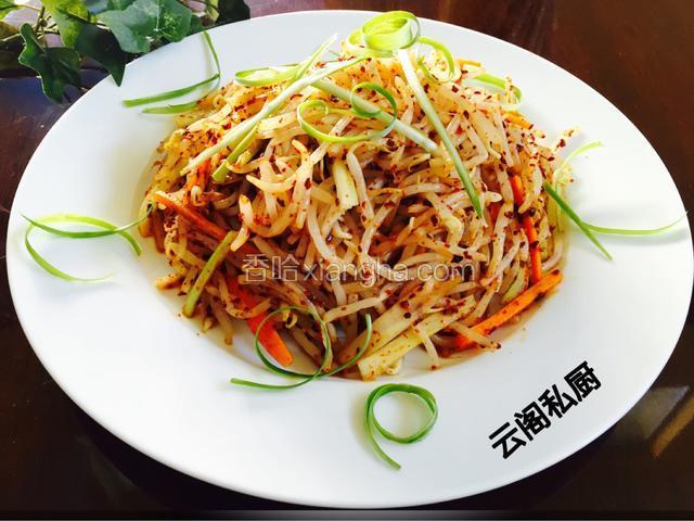 韩式豆芽凉拌菜