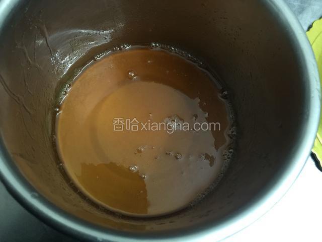 加水加糖完全融化加吉利丁完全融化.