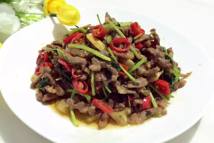 小炒牛肉丝