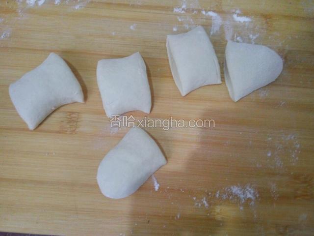 切成几个大小相等的面团