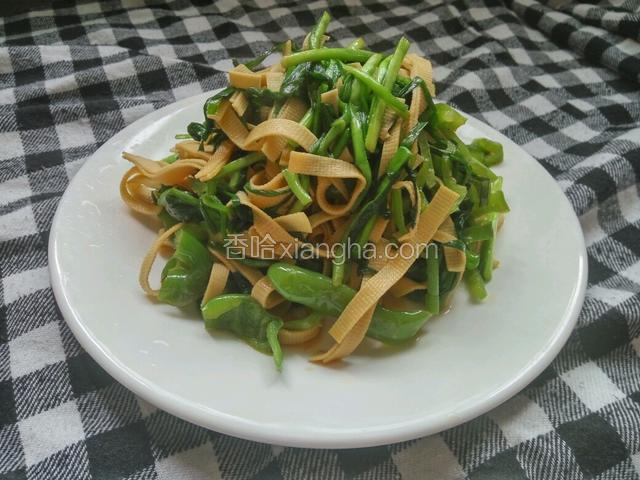 韭菜炒千张