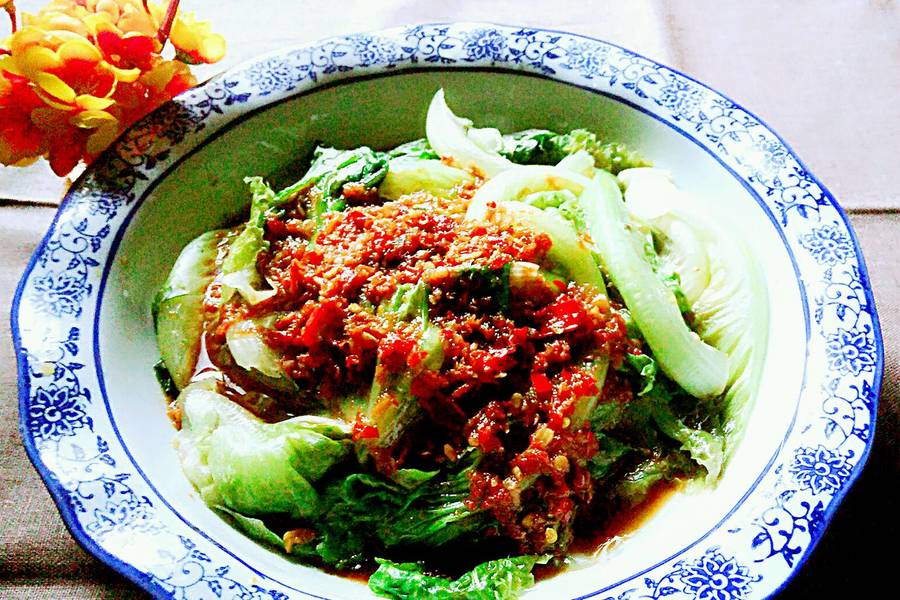 剁椒生菜