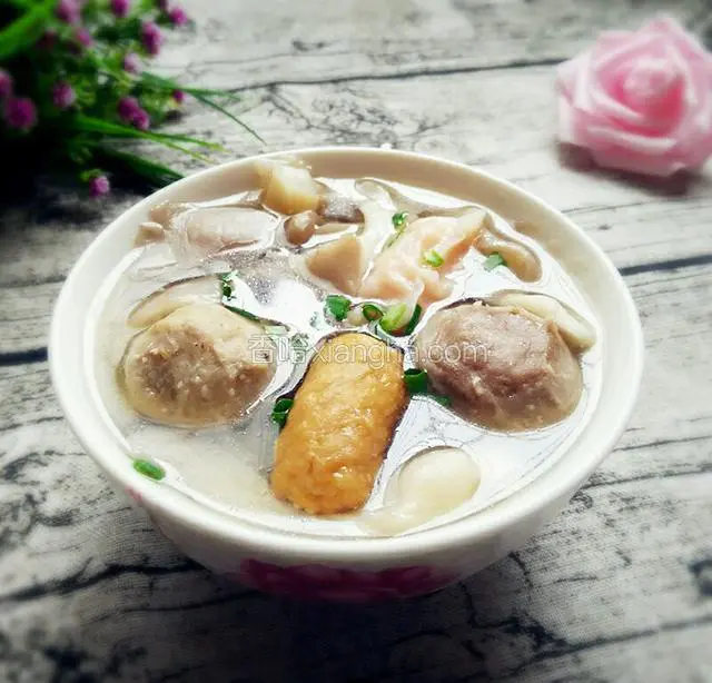 肉丸平菇汤
