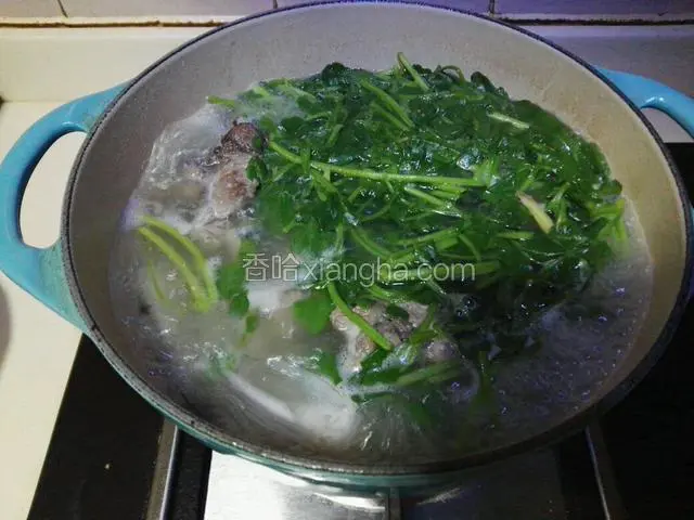 烧开加入适量盐，即可