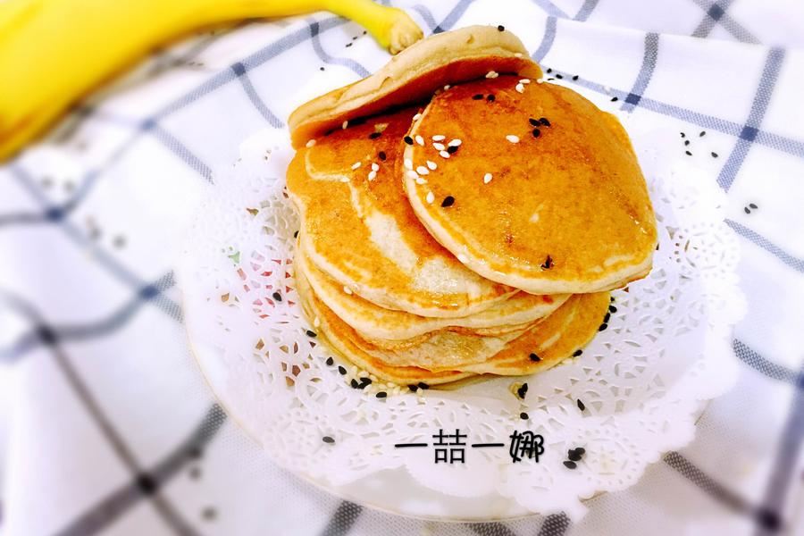 香蕉牛奶松饼