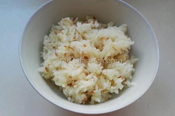 黑苦荞米饭