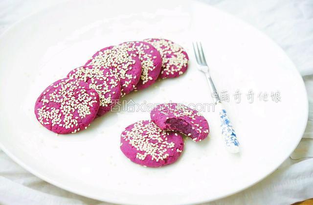 紫薯糯米小饼（烤箱版）