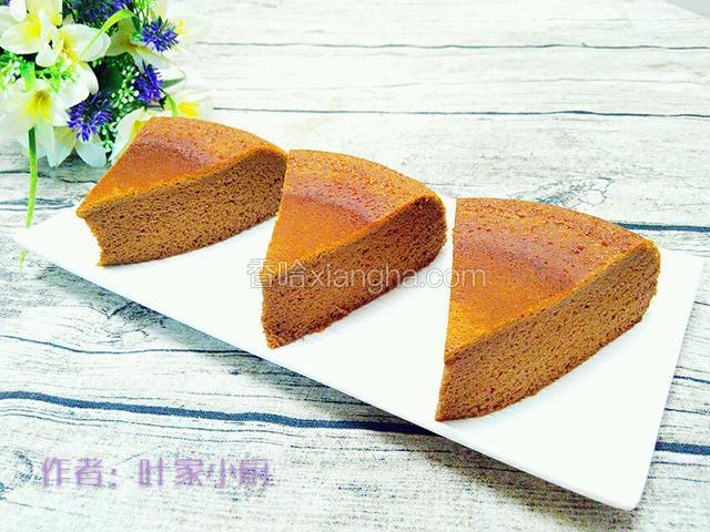 电饭煲版可可戚风蛋糕