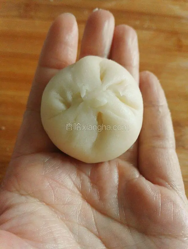 像包包子一样捏好不要漏酥