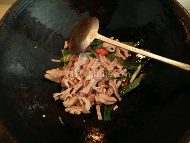 倒入肚丝