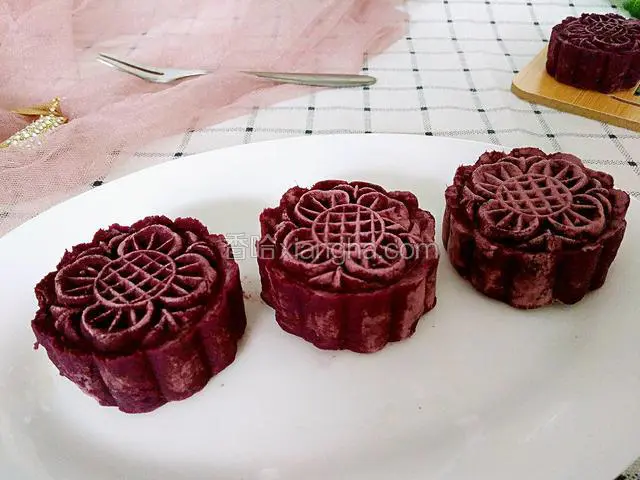 花样紫薯糕