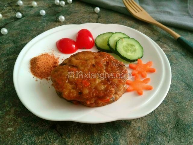 黑胡椒胡萝卜猪肉饼