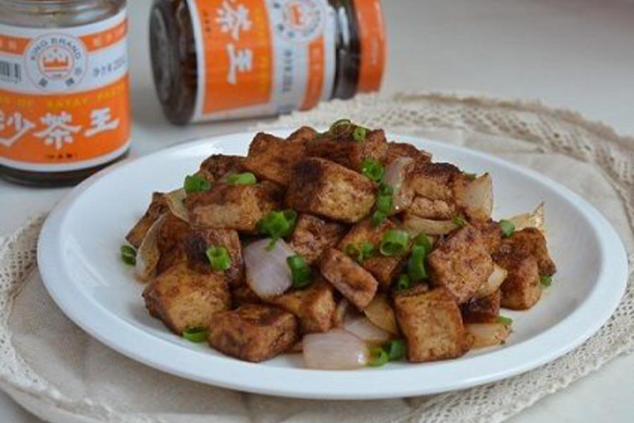 沙茶豆腐