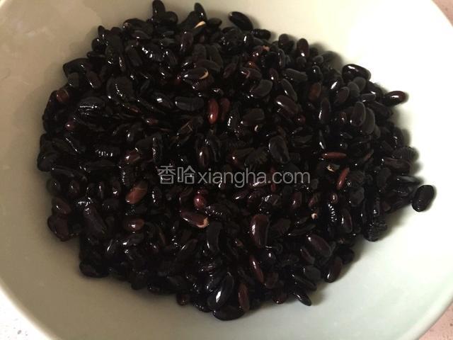 泡过的豆子明显体积膨胀了