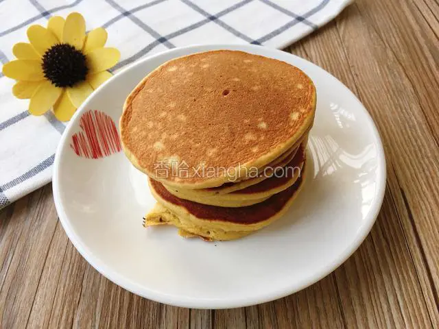香蕉牛奶松饼